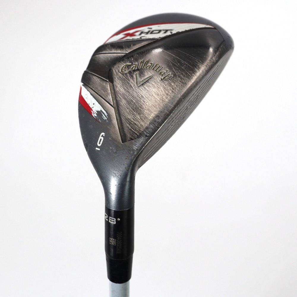 Callaway Hybrid Mens 39in Gray X Hot 28 Degree 6 Hybrid Stiff Flex Golf Club